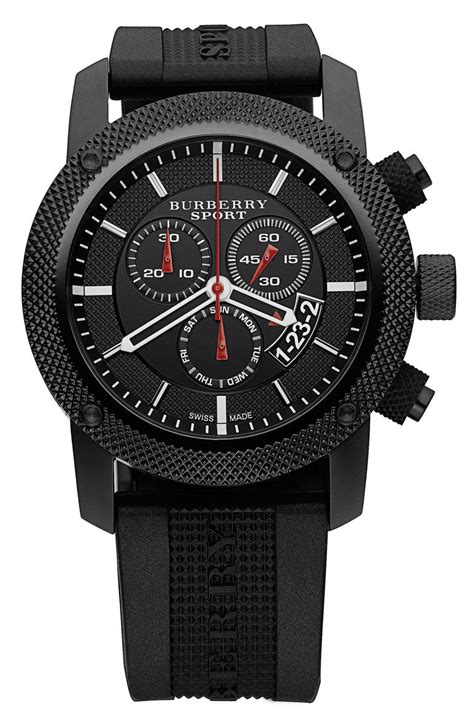 burberry britain watch nordstrom|Burberry Utilitarian Chronograph .